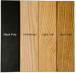 Minwax stain options for wood two piece wall mounted rifle rack