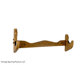 Wall mounted one piece gun rack